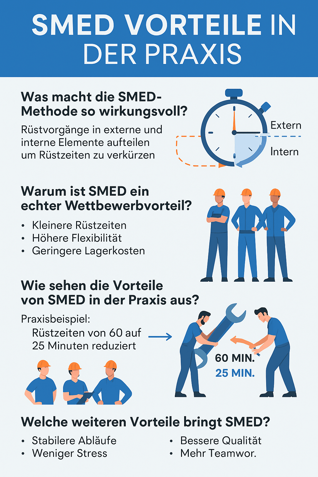 SMED Vorteile Anschaulich Erklärt (1)