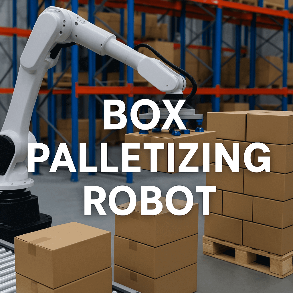 Industrieroboter beim Palettieren